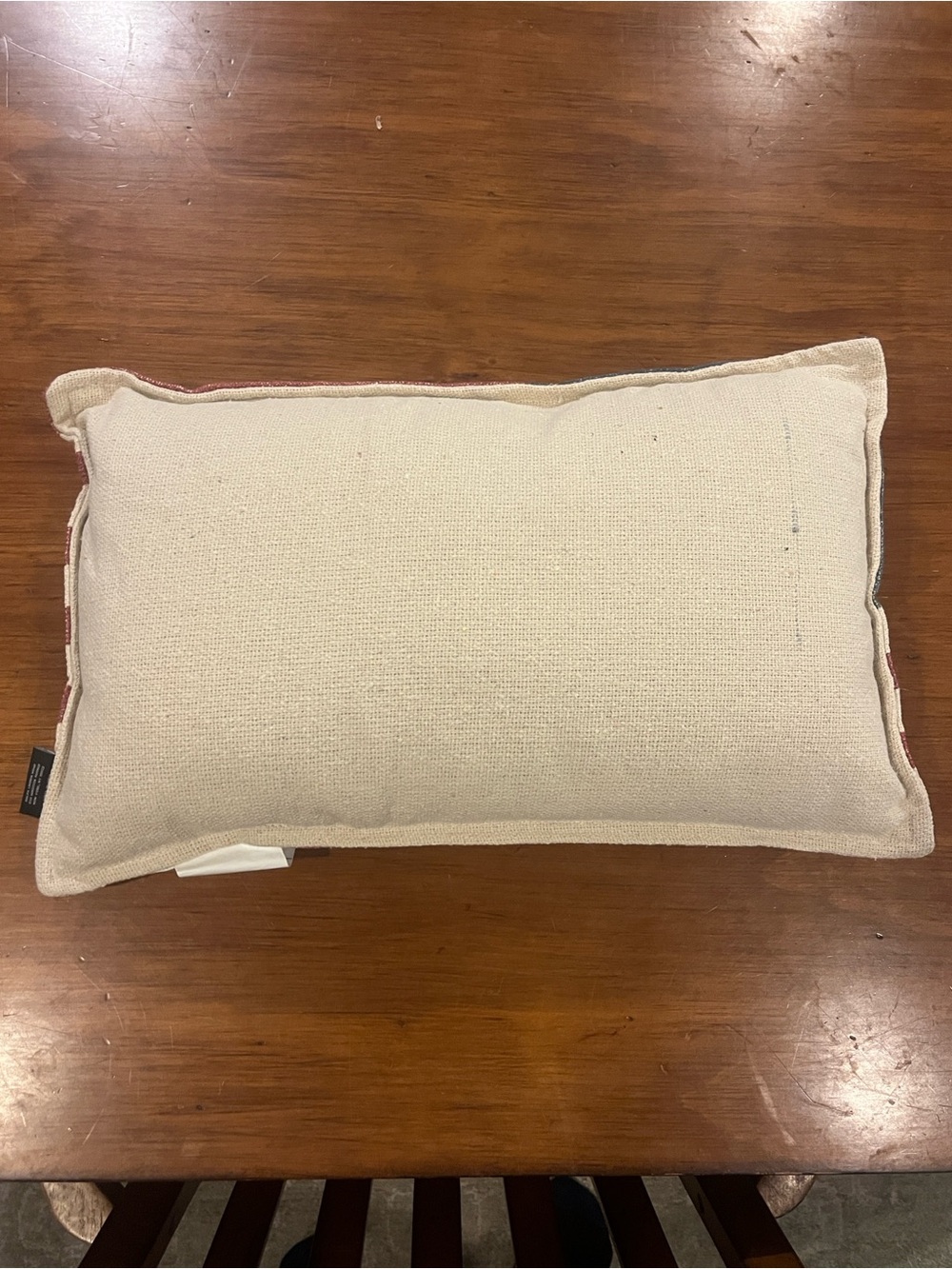 Ralph Lauren American Flag Throw Pillow 14”x22” Indoor Outdoor COSMETIC DEFECT - Picture 6 of 7